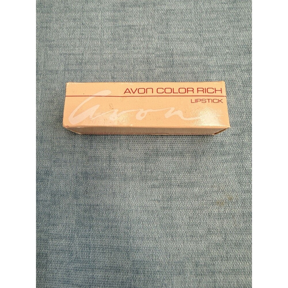 New in Box Vintage 1988 Avon Color Rich Lipstick .13oz Parisian Red